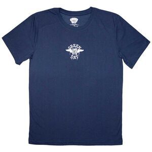 Green Day Unisex Adult Mini Wings T-Shirt / Denim Blue